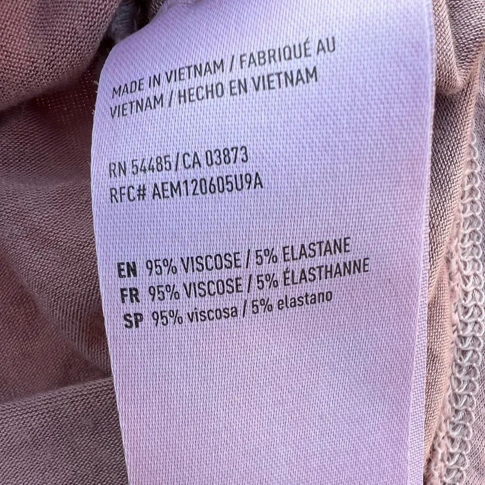 American Eagle‎ Outfitters Women's Small Maeve Soft & Sexy Cut Out V Neck Top - Picture 4 of 5